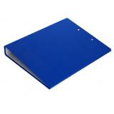 得力5457 纸板文件夹系列A4D型孔夹+板夹 蓝色 单只装
